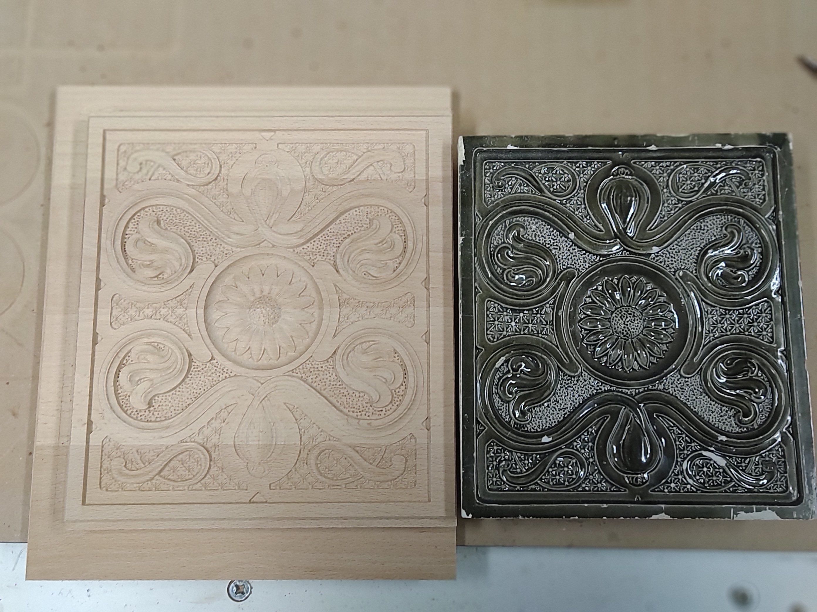 Decorative panel STL 3D print model_5