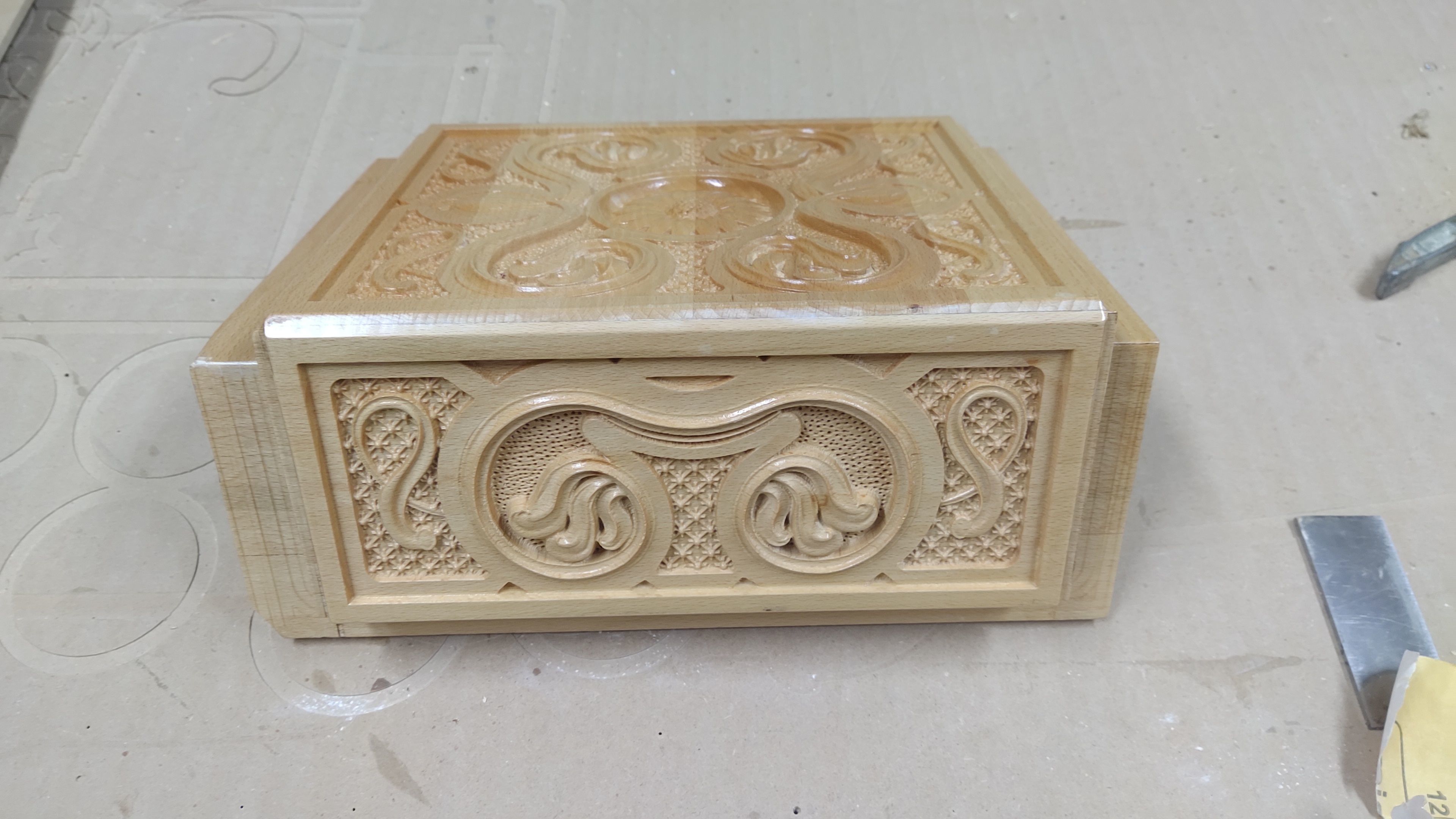 Decorative panel STL 3D print model_3