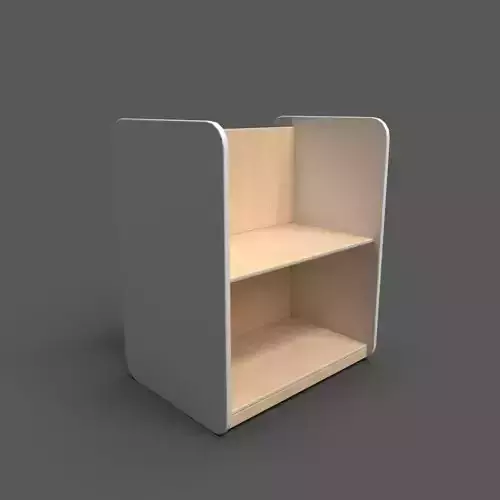 Medium Shelf White