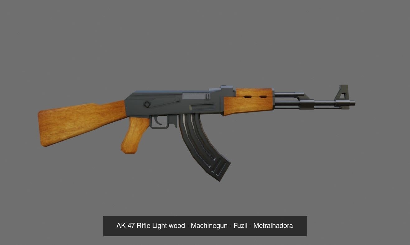 AK-47 Pack 3D Model Collection_1