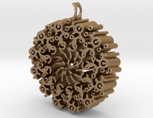 Mandala Pendant 3D print model_2