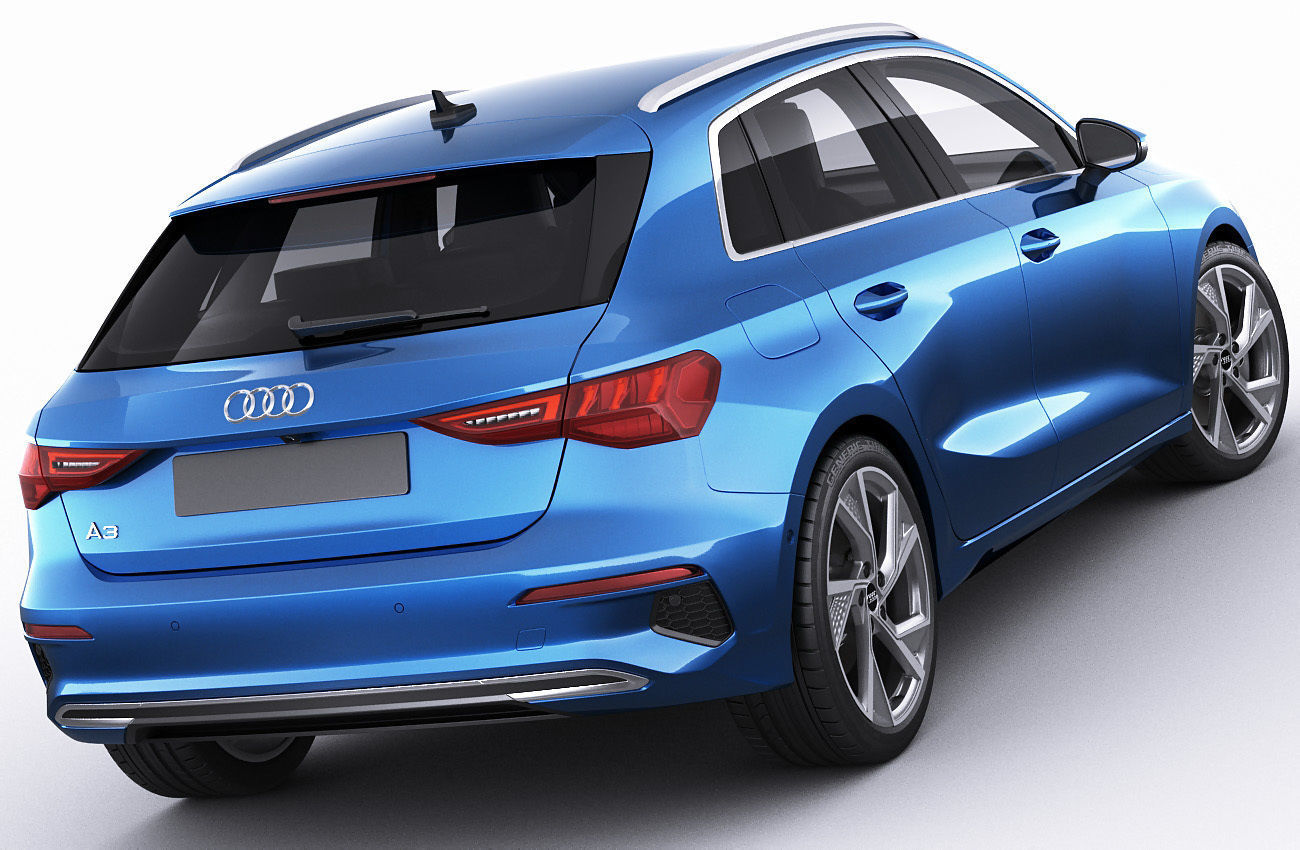 Audi A3 Sportback 2021 3D model_1
