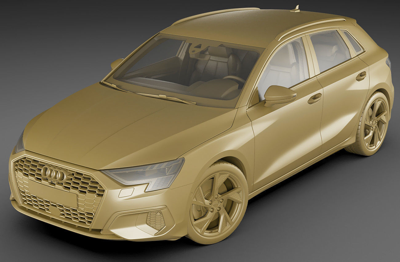 Audi A3 Sportback 2021 3D model_19