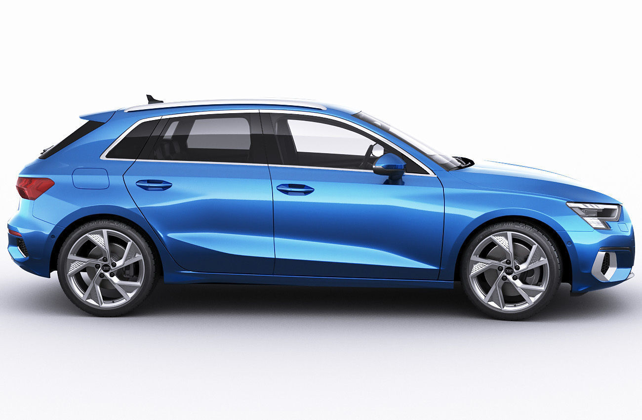 Audi A3 Sportback 2021 3D model_2
