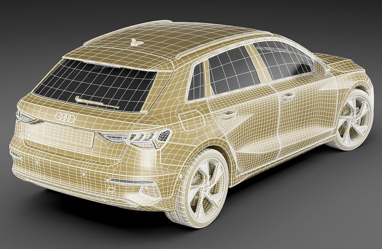 Audi A3 Sportback 2021 3D model_25
