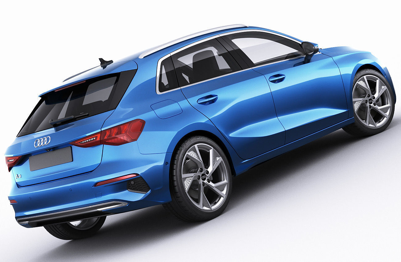 Audi A3 Sportback 2021 3D model_10