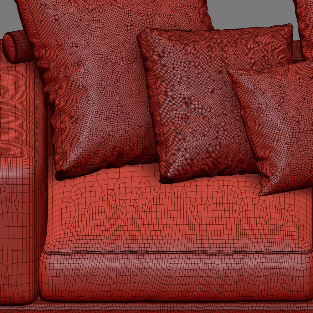 Sofa Flexform Romeo 3D model_6