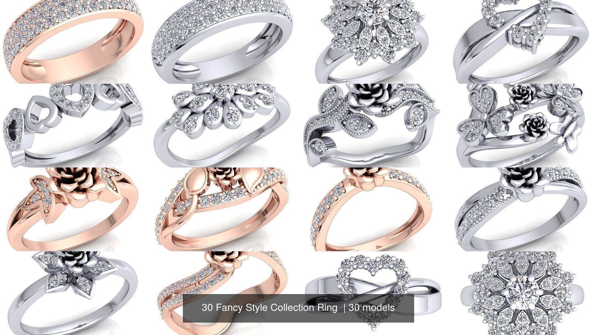 30 Fancy Style Collection Ring 