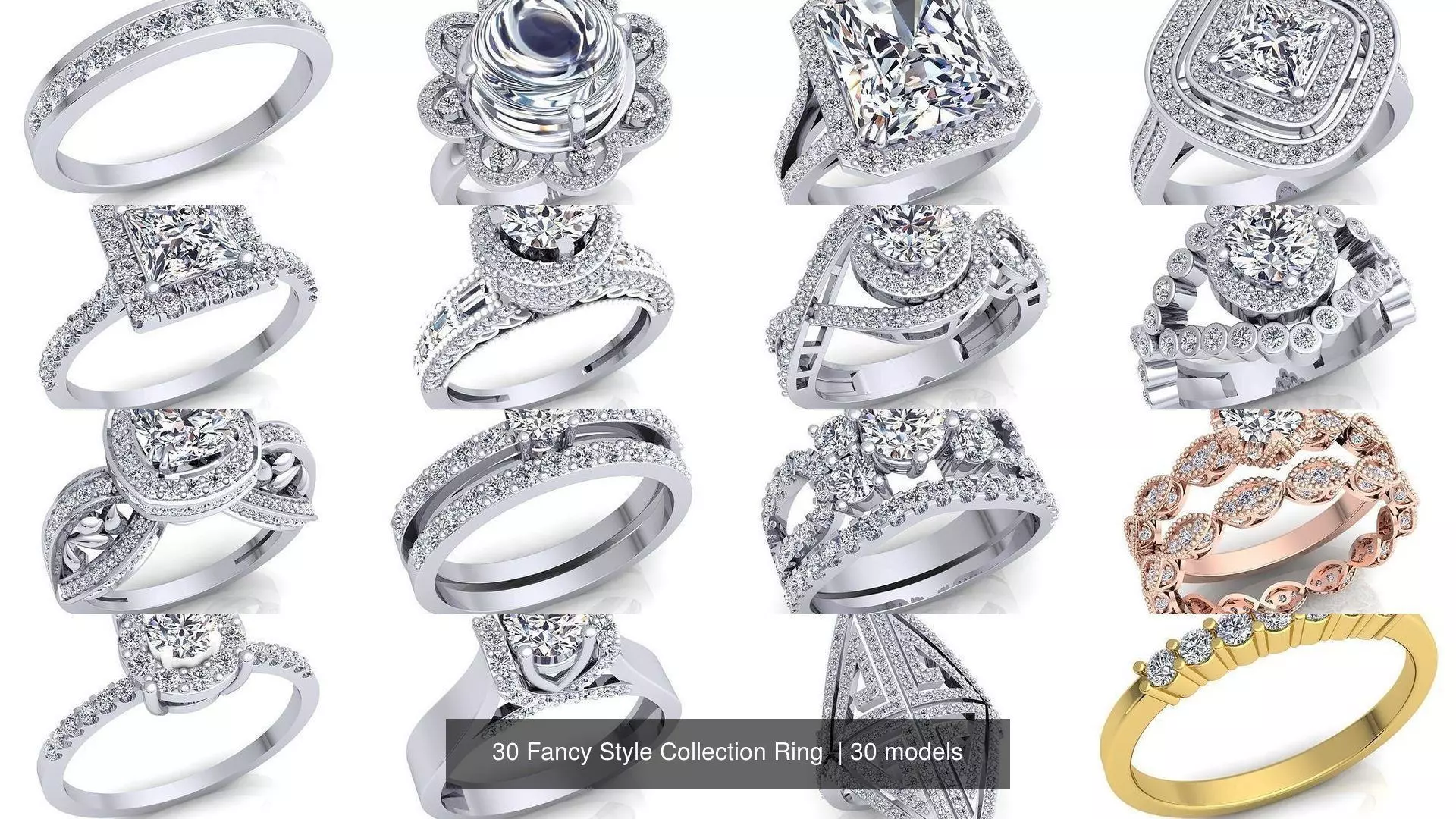 30 Fancy Style Collection Ring 