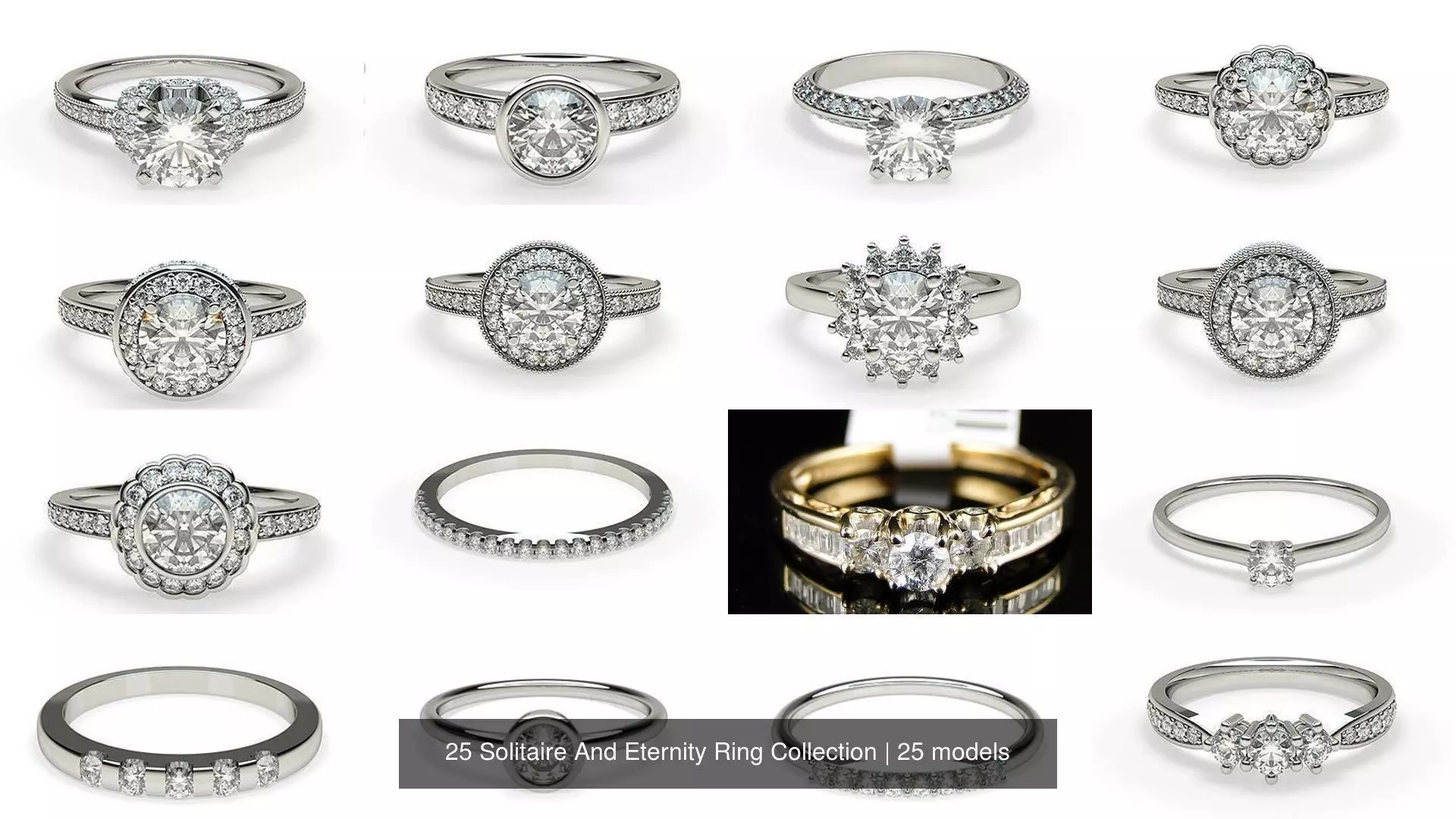 25 Solitaire And Eternity Ring Collection _1
