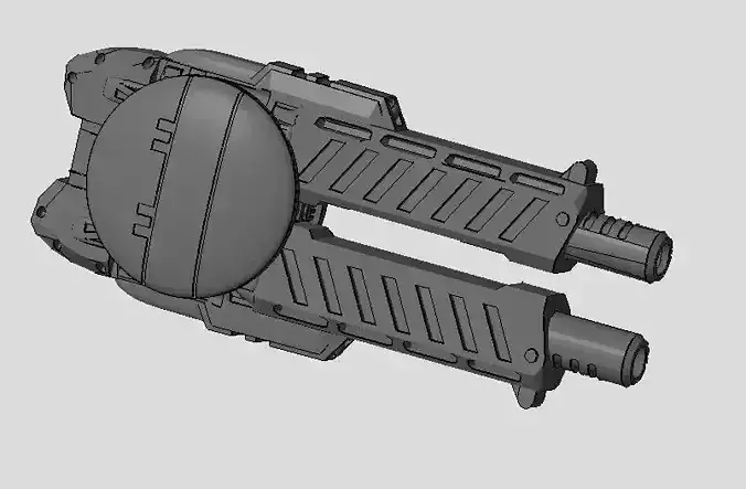 CHIBI-TECH SD - M66 DUO GUNPOD        3D print model