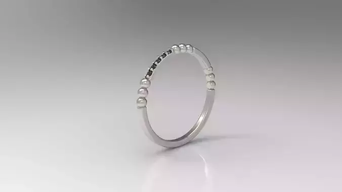 Engagement 1 row ring 13