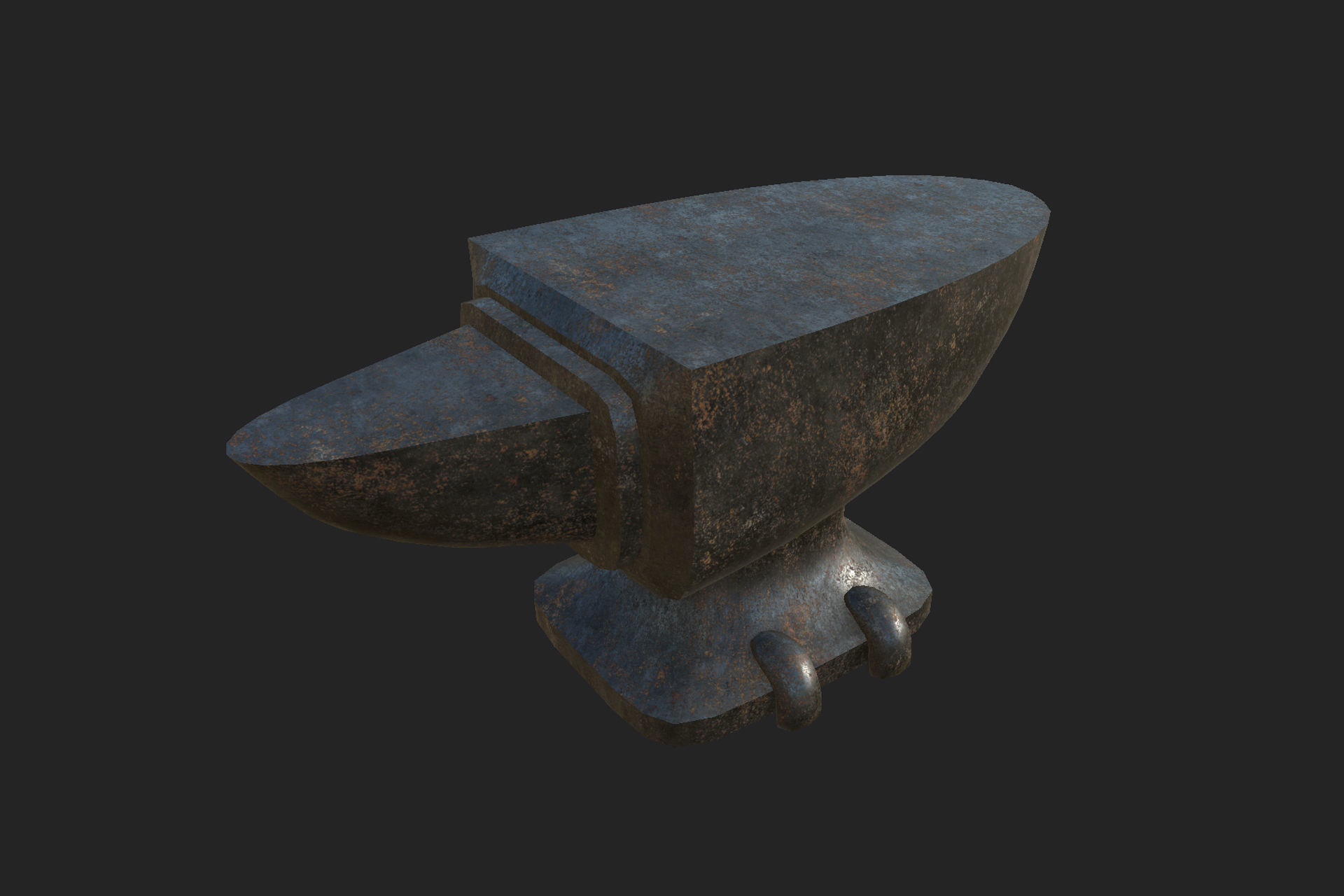 HQ PBR 4K Medieval Anvil Low-poly 3D model_3