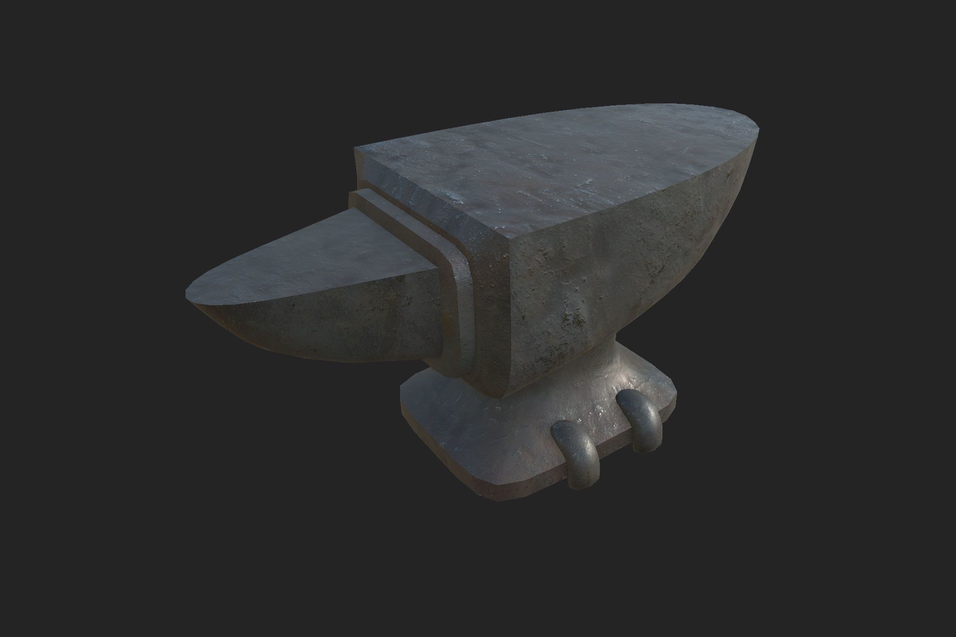 HQ PBR 4K Medieval Anvil Low-poly 3D model_2