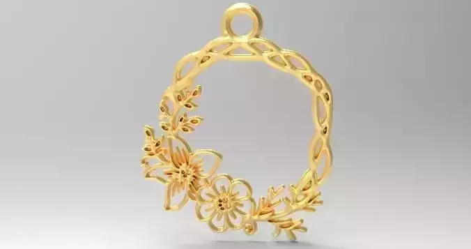 Flower pendant 1