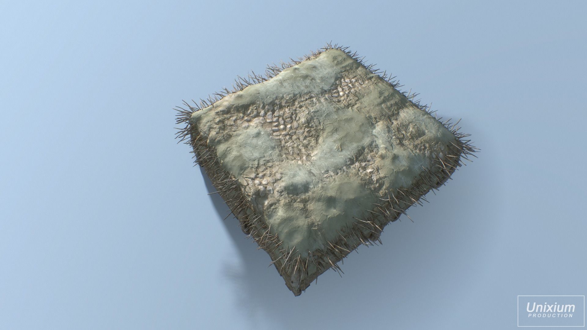 Ancient Greek House Low-poly 3D model_6