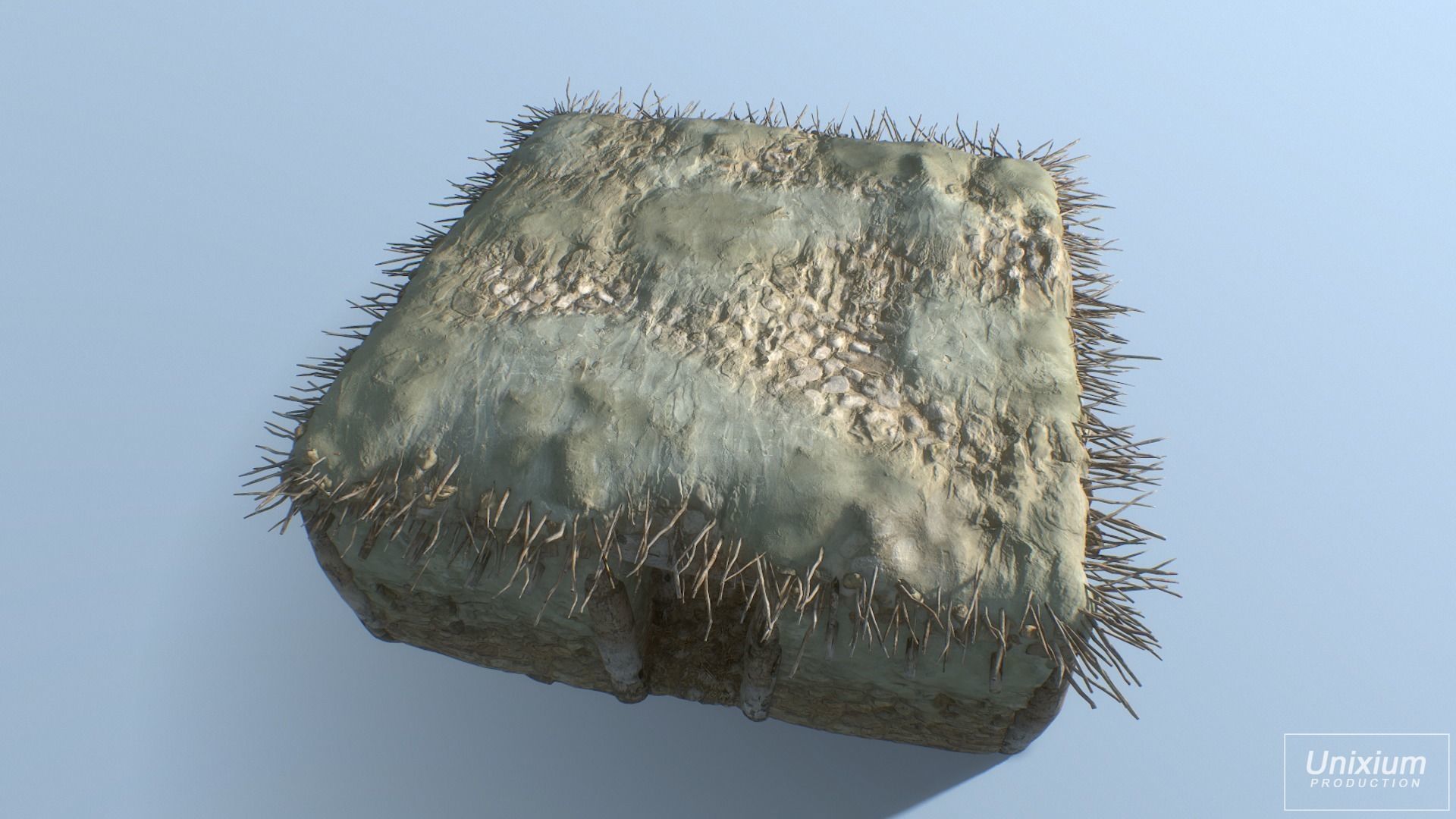 Ancient Greek House Low-poly 3D model_13