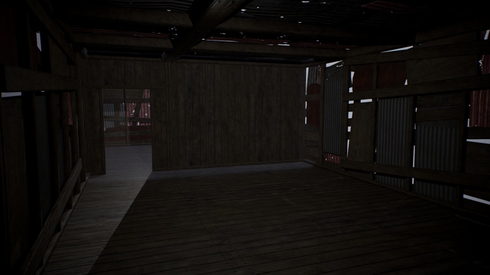 Modular Junk House Kit Low-poly 3D model_4