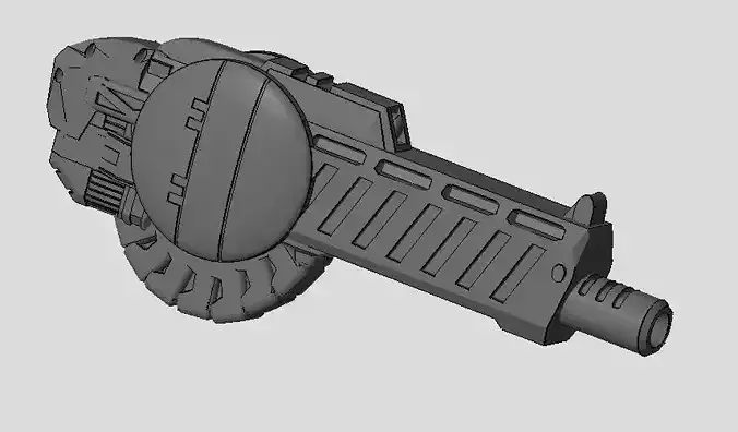 CHIBI-TECH SD - M66-VII GUNPOD     3D print model