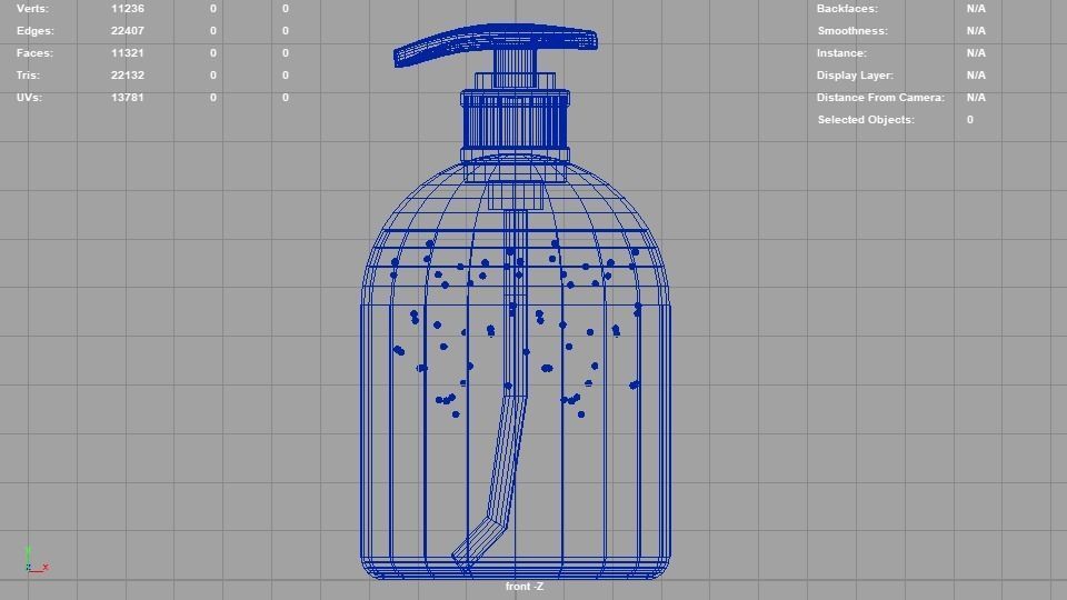 Hand Sanitizer Model 3D model_7