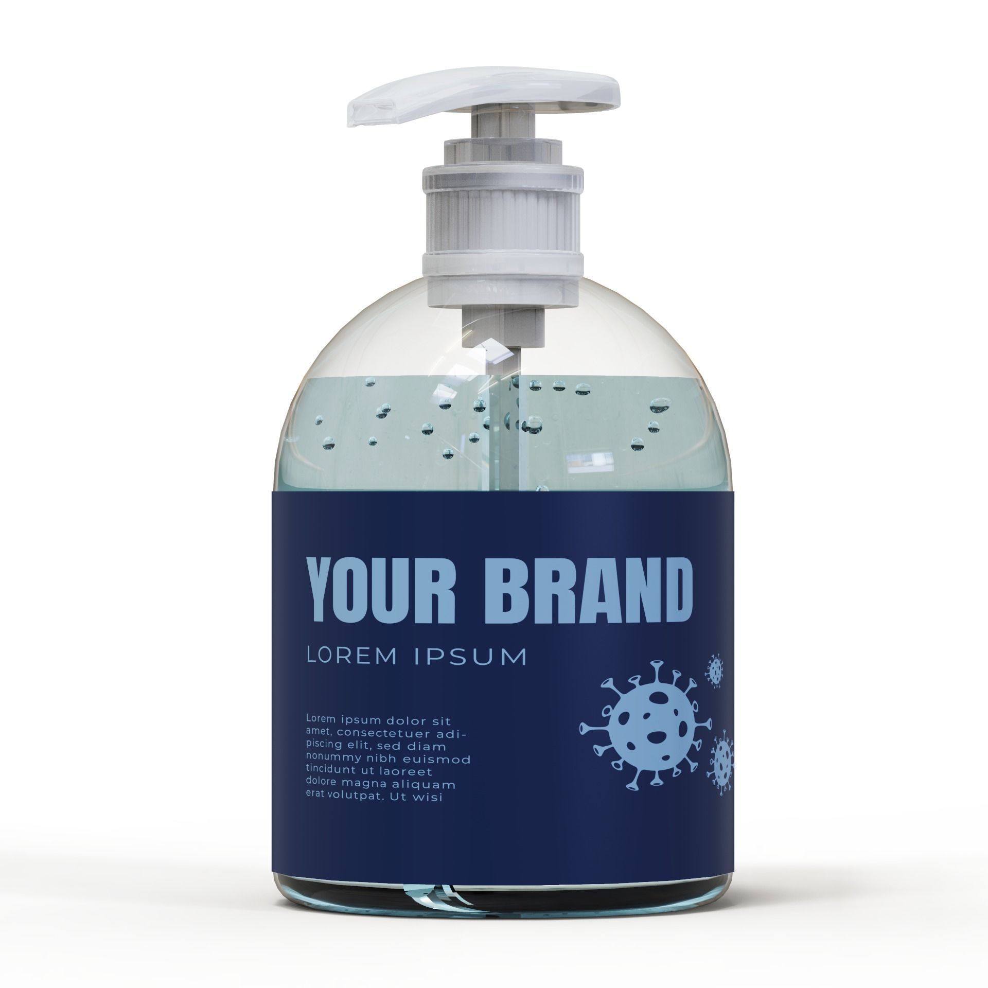 Hand Sanitizer Model 3D model_4