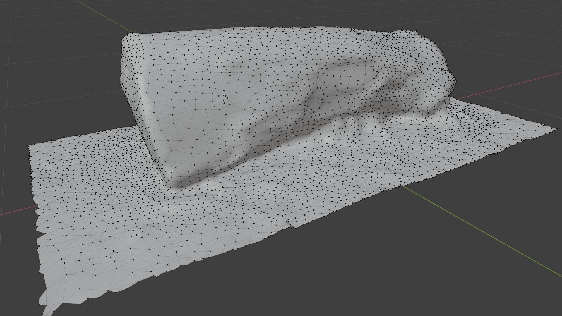 Tree log Low-poly 3D model_3