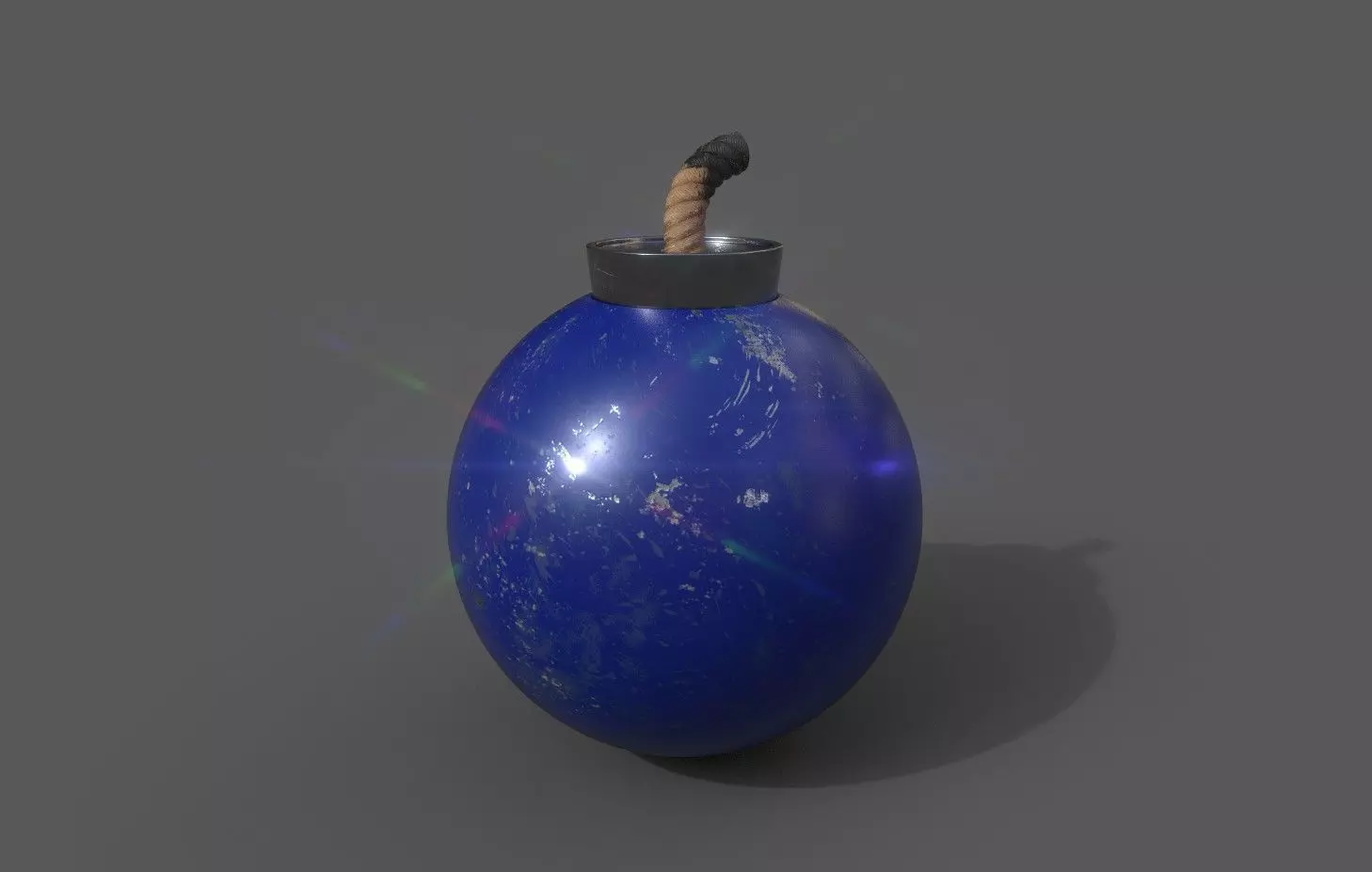 Zelda Bomb Low-poly 3D model_0