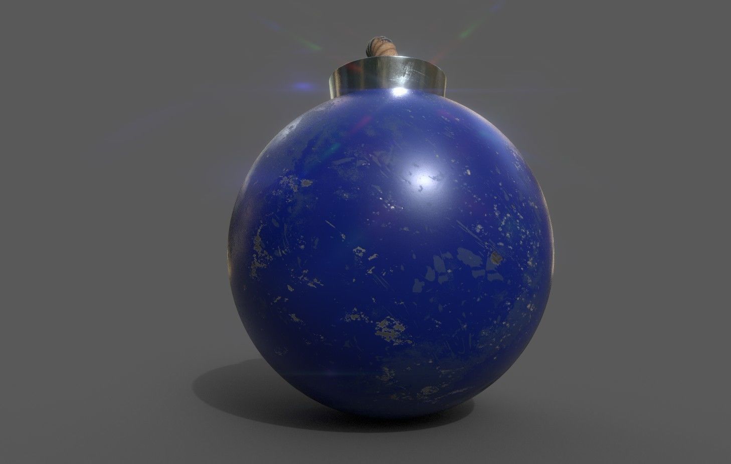 Zelda Bomb Low-poly 3D model_2