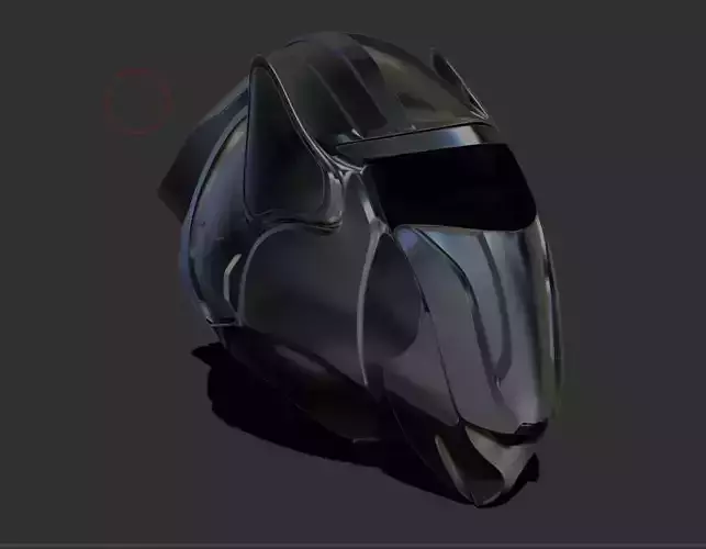 Sci-fi Sport Helmet 3D model