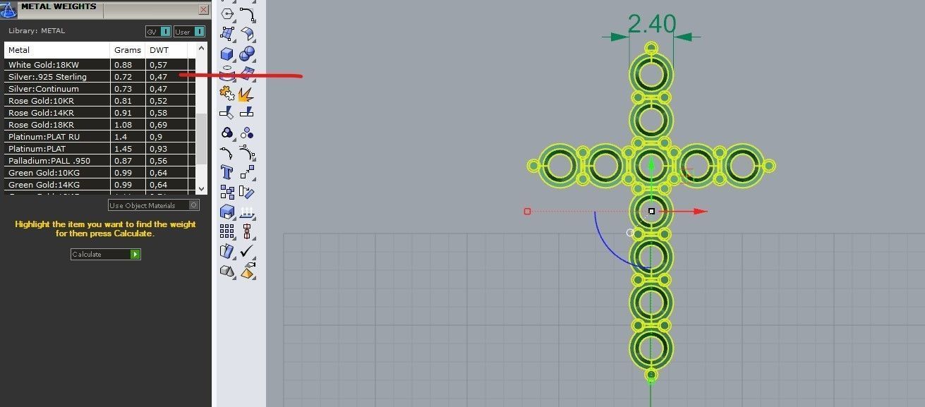 Cross with diamonds Free 3D print model_15