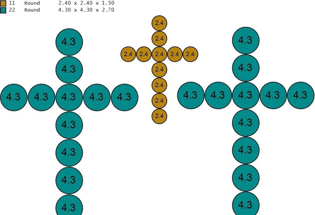 Cross with diamonds Free 3D print model_7