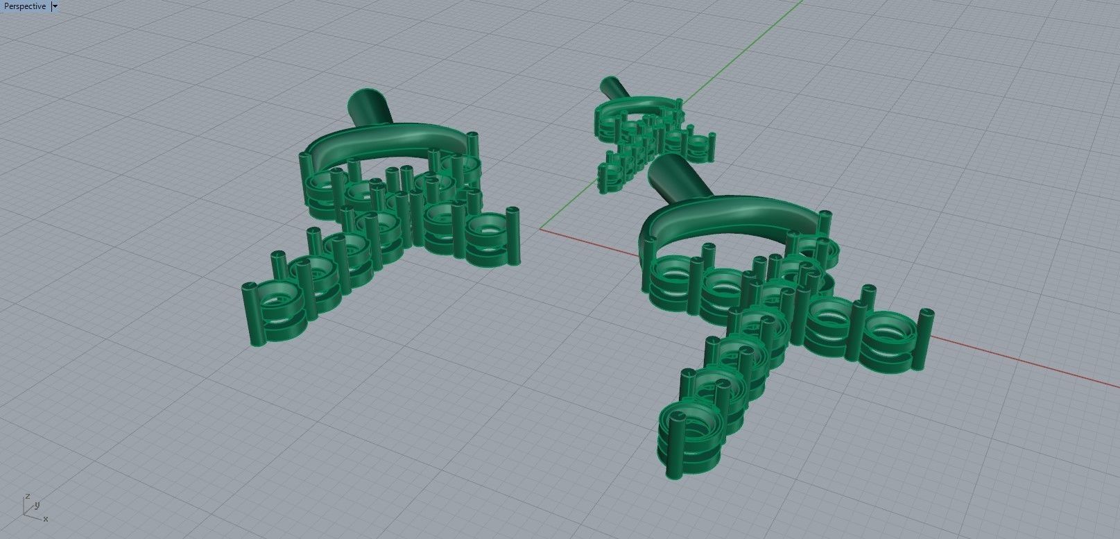 Cross with diamonds Free 3D print model_12