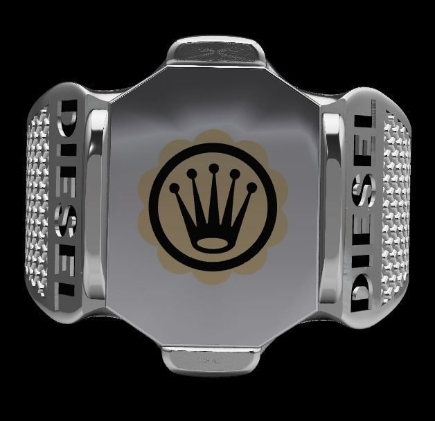 ring print model diesel 3D print model_7