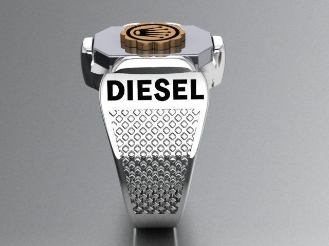ring print model diesel 3D print model_8