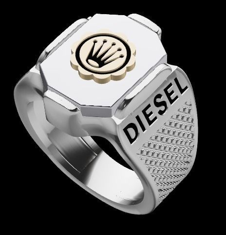 ring print model diesel 3D print model_5