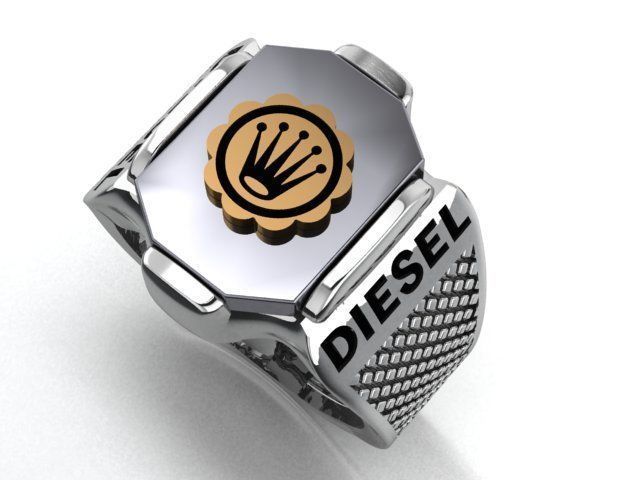 ring print model diesel 3D print model_18