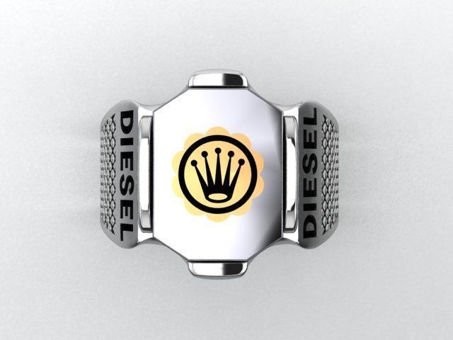 ring print model diesel 3D print model_10