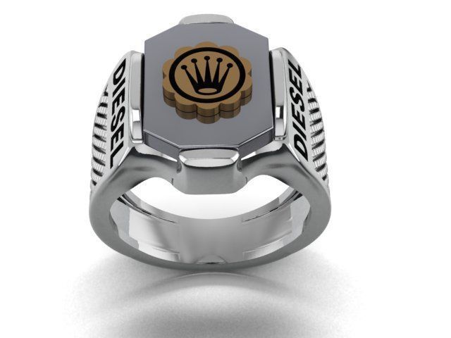 ring print model diesel 3D print model_16