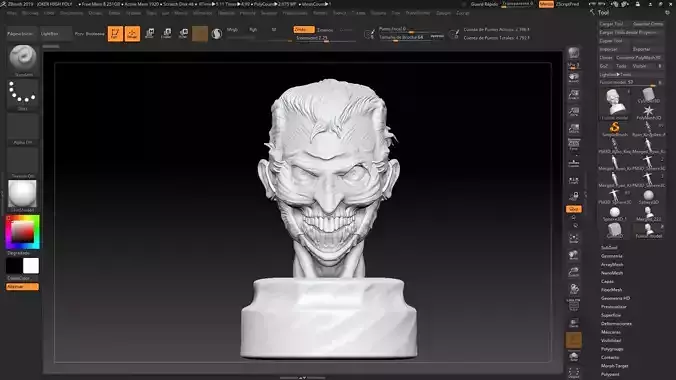 Joker death of the family 3D print model