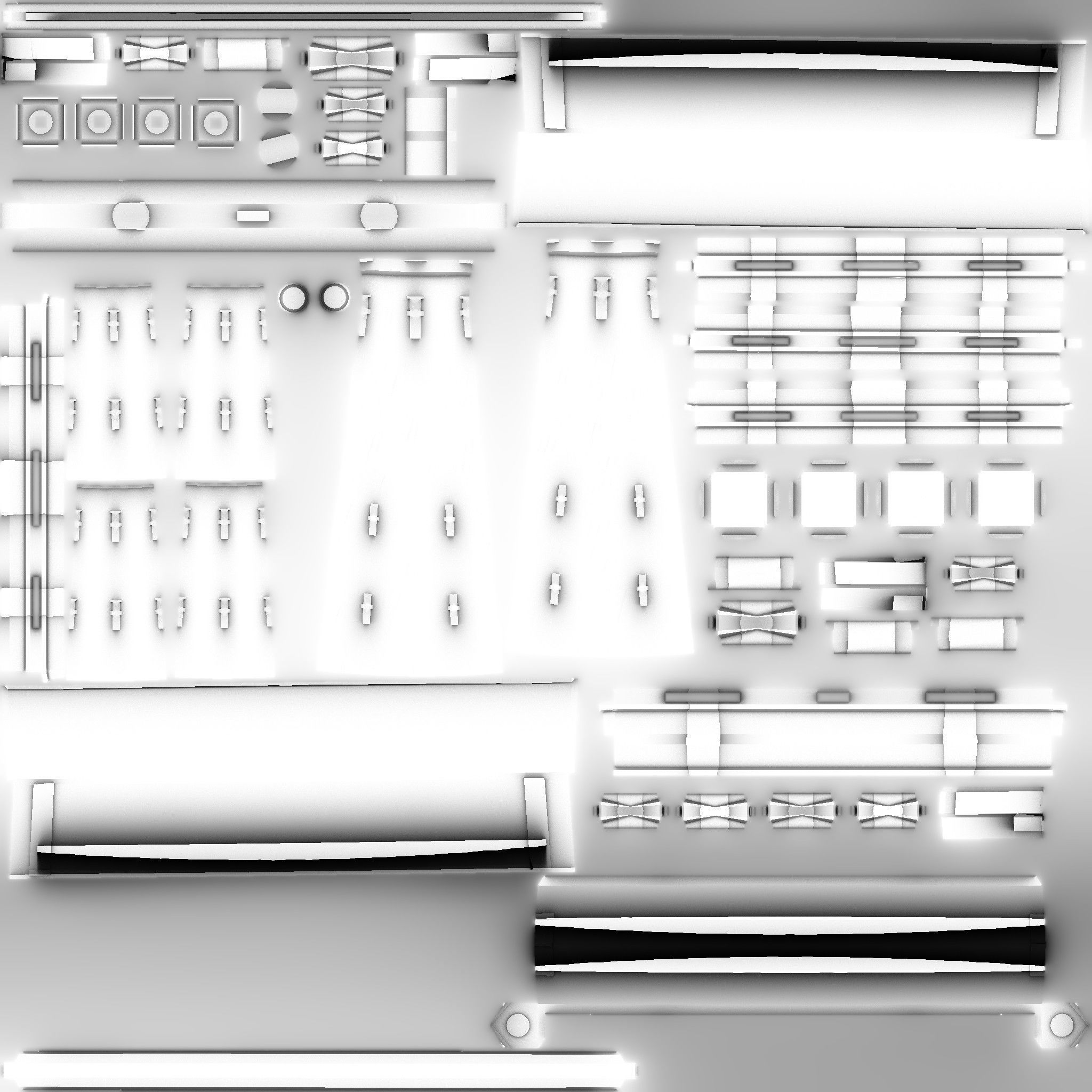 Torii Japanese Gate Low-poly 3D model_5