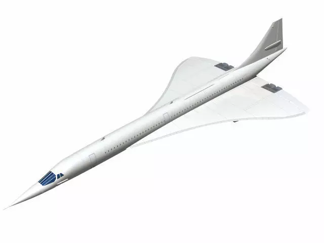 Concorde jet 3D model