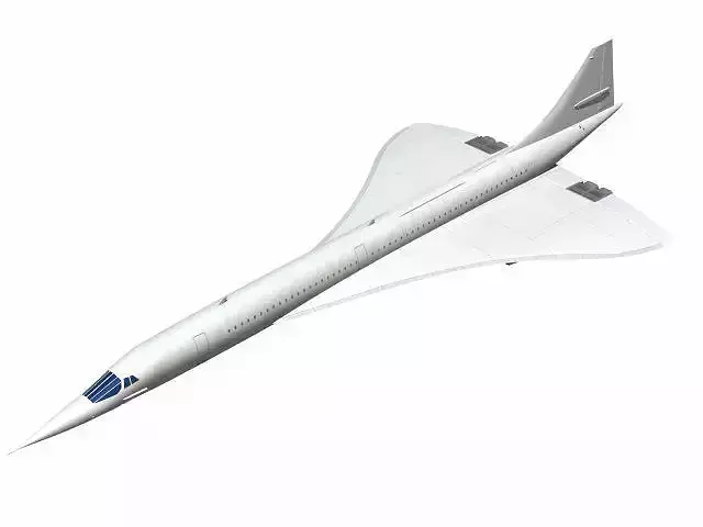 Concorde jet