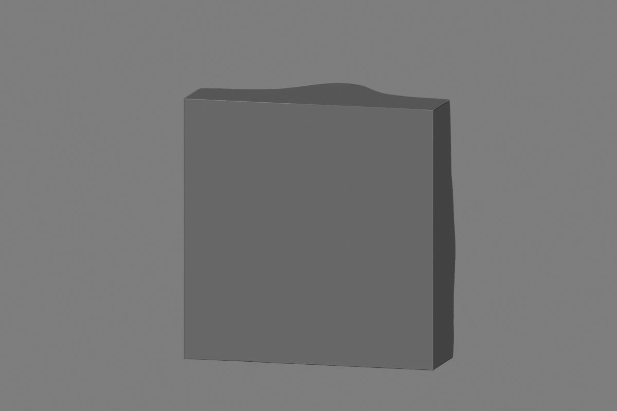 nose low poly and high poly  Low-poly 3D model_43