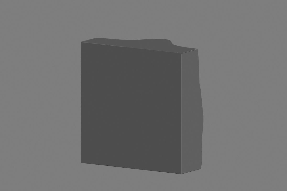 nose low poly and high poly  Low-poly 3D model_31