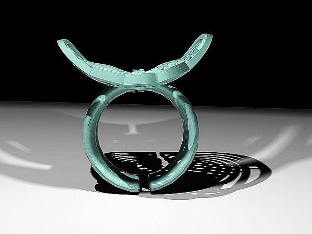 Swan Knot Bracelet  3D print model_0