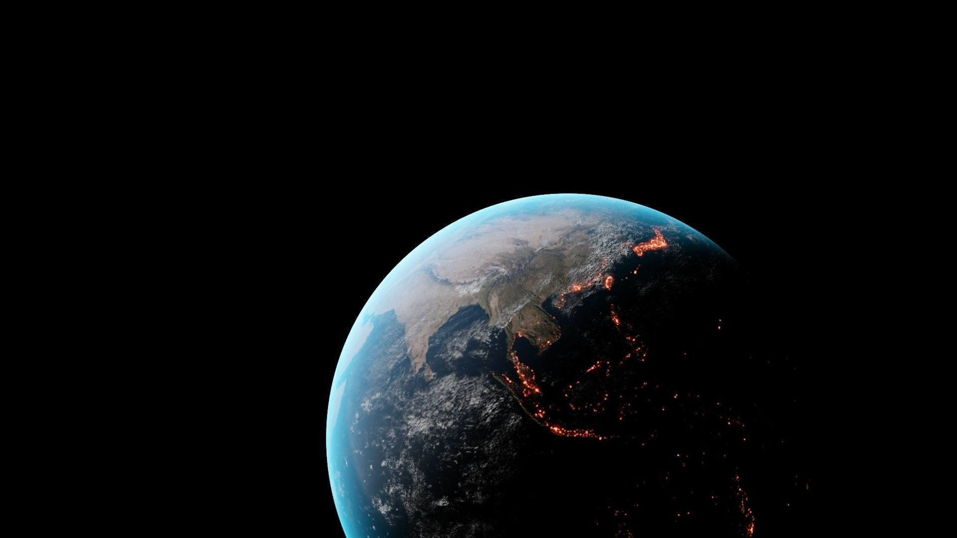 Earth photorealistic  Free 3D model_3