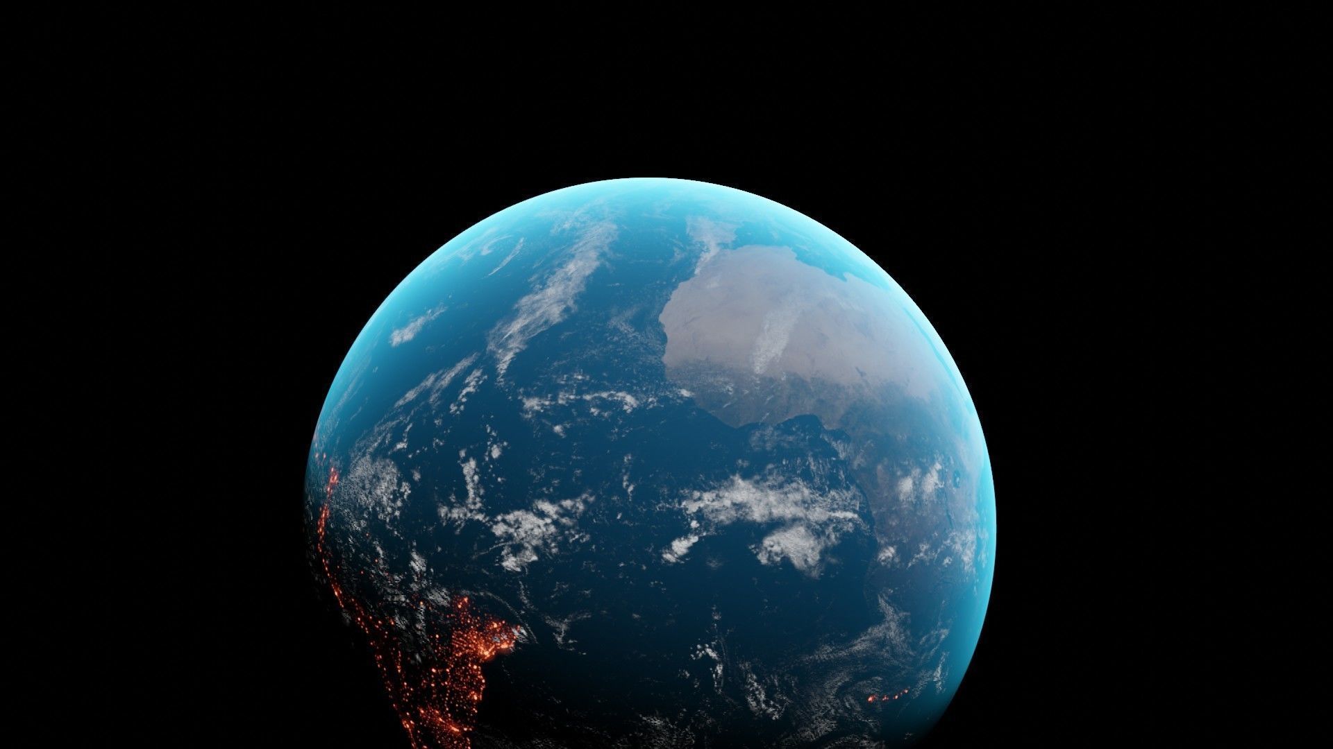 Earth photorealistic  Free 3D model_1
