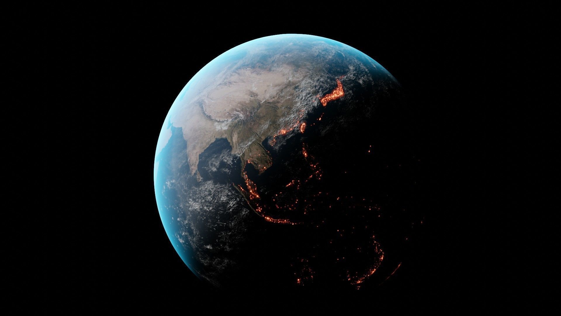 Earth photorealistic  Free 3D model_4