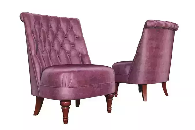 Classic velvet armchair Florenzia