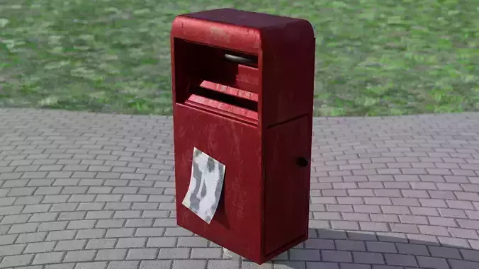 Realistic Post Box